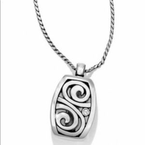 Brighton London Groove Badge Clip Necklace